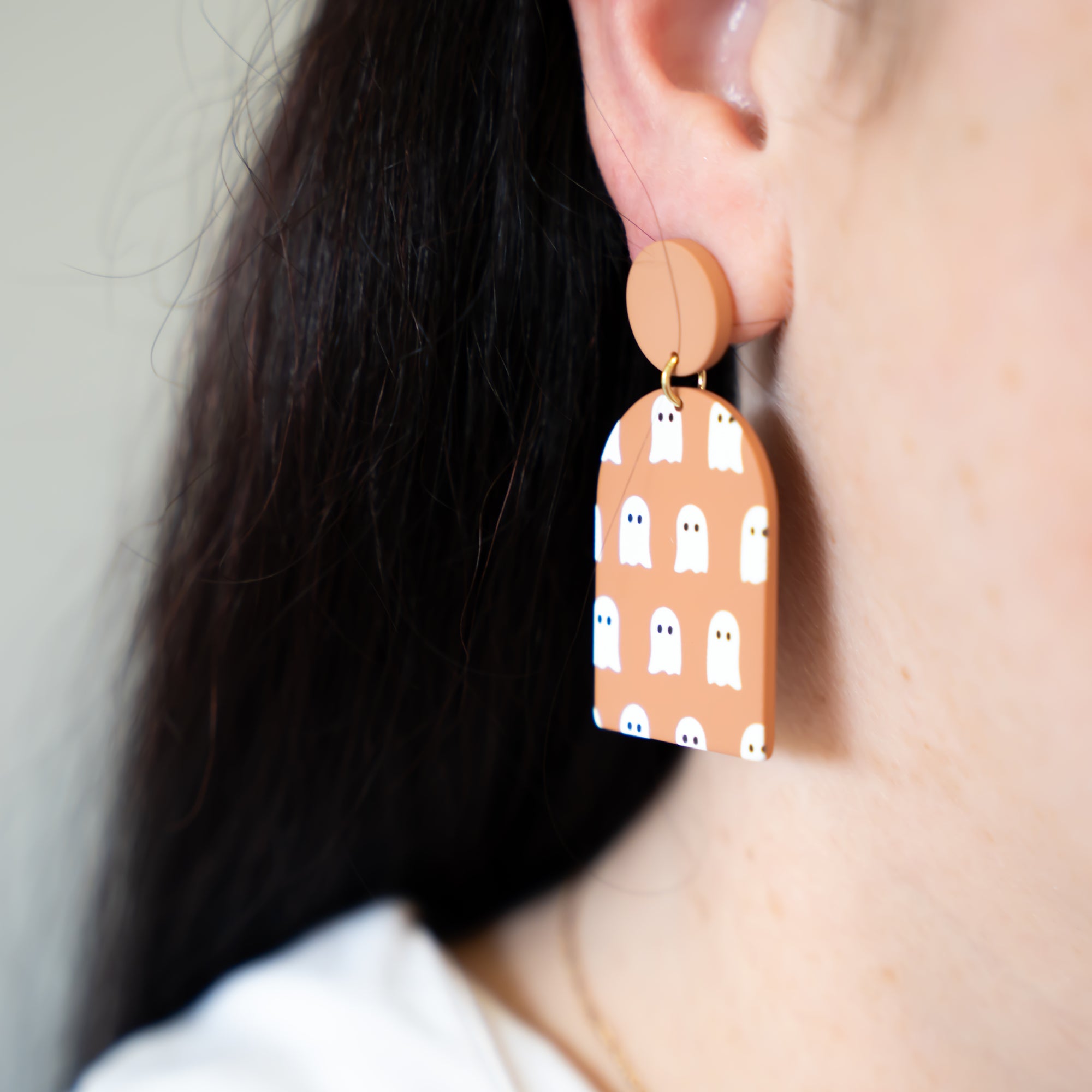 Boo Halloween Earrings - The Functional Teacher