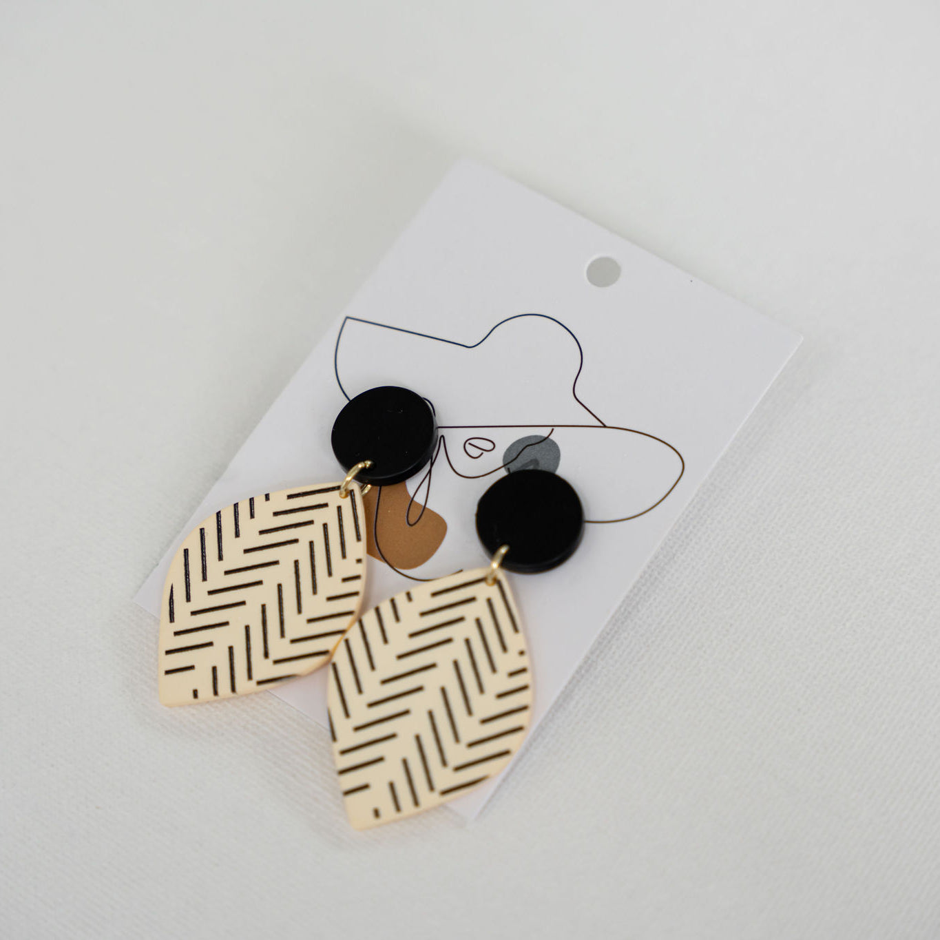 Ebony and Ivory Earrings - The Functional Teacher