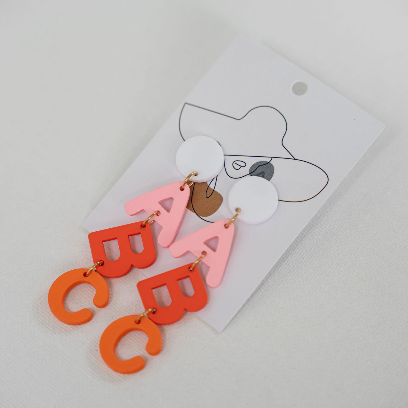 It’s easy as ABC Earrings - The Functional Teacher