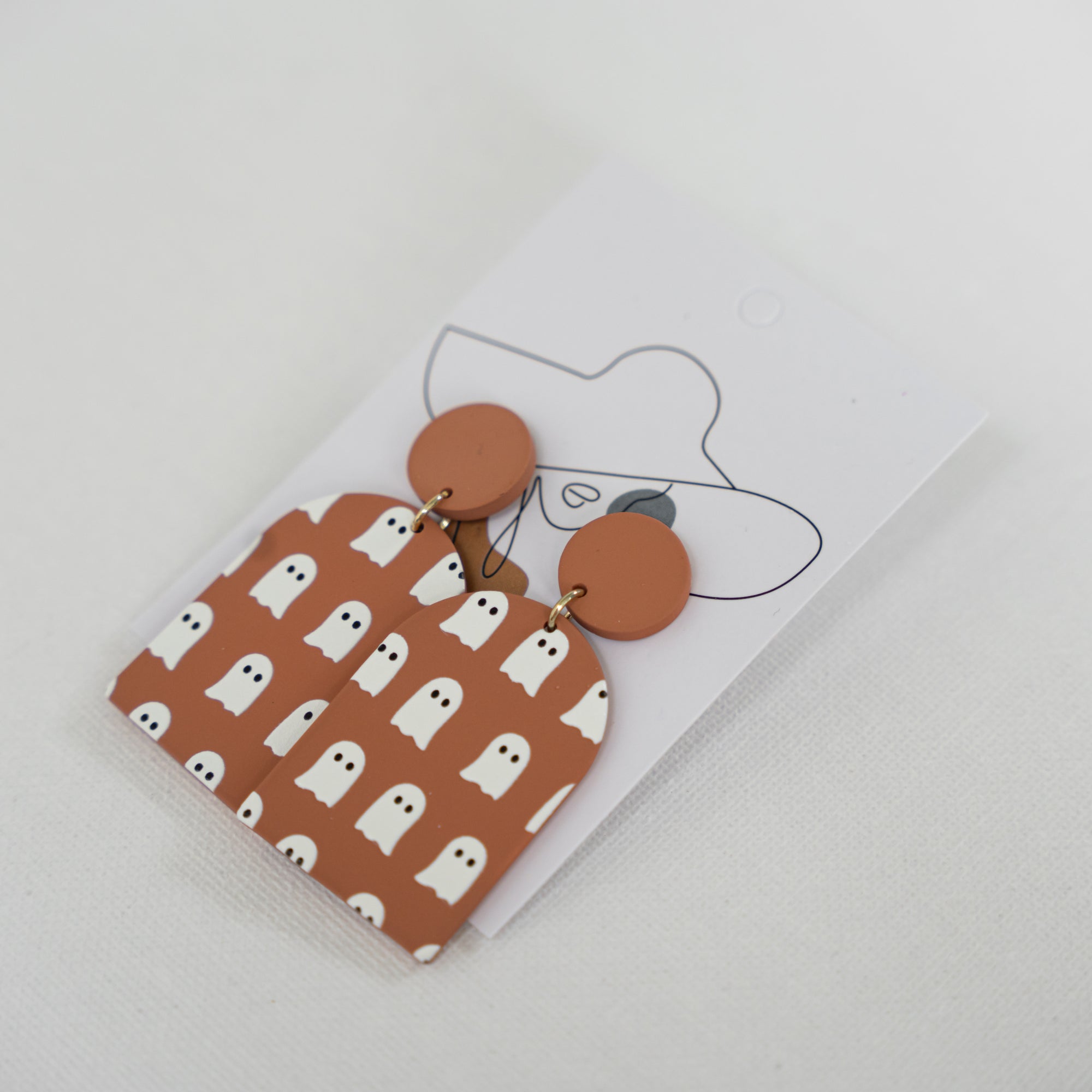 Boo Halloween Earrings - The Functional Teacher