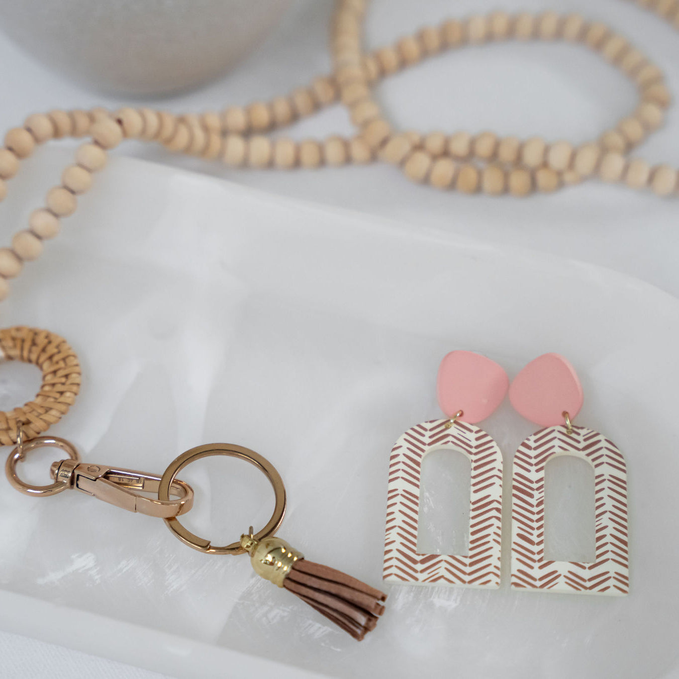 Herringbone Earrings - The Functional Teacher