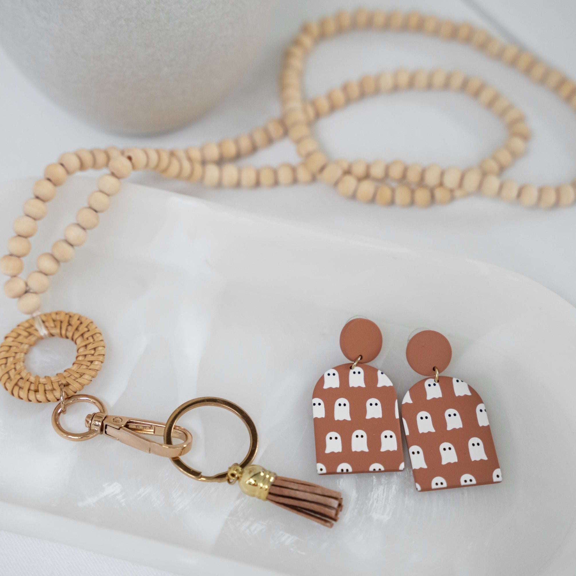 Boo Halloween Earrings - The Functional Teacher