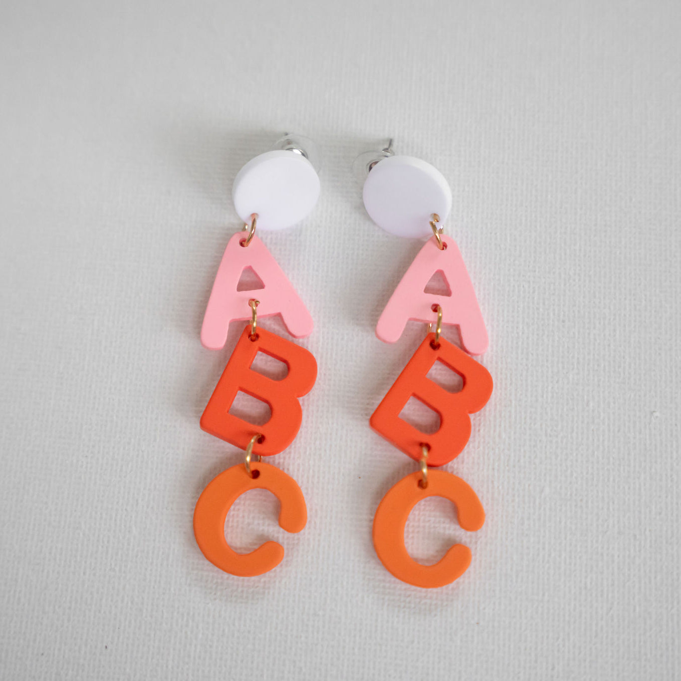 It’s easy as ABC Earrings - The Functional Teacher