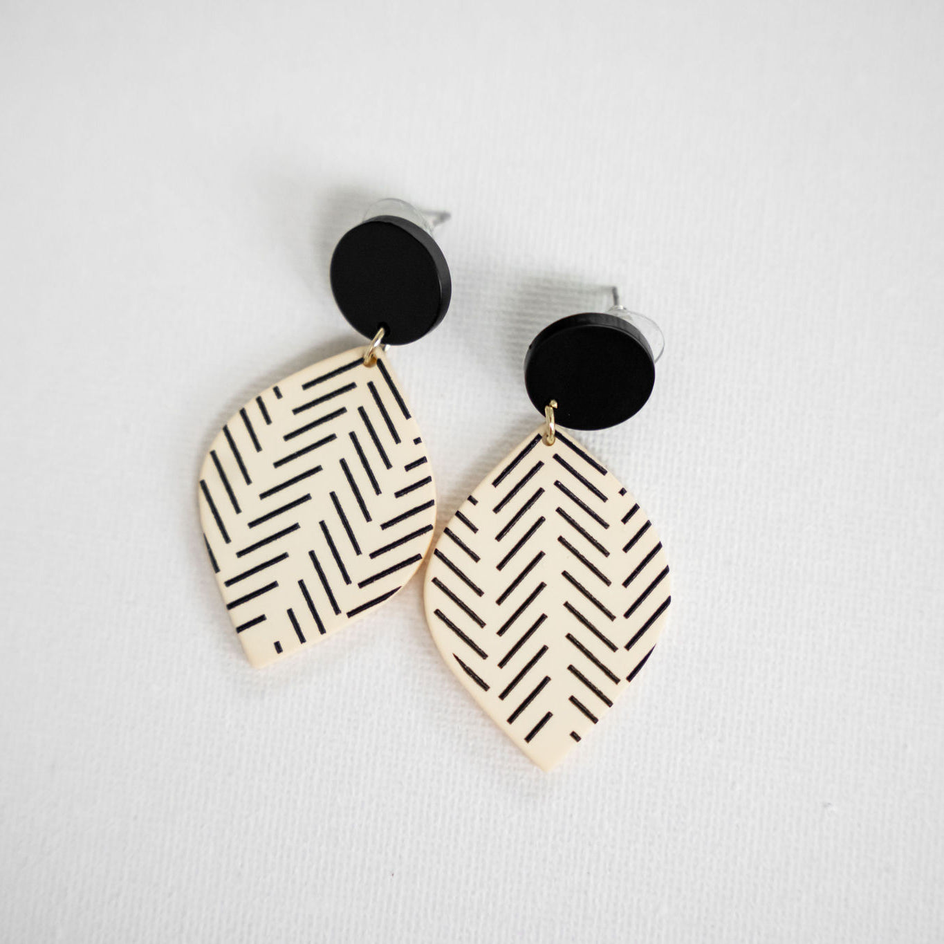 Ebony and Ivory Earrings - The Functional Teacher