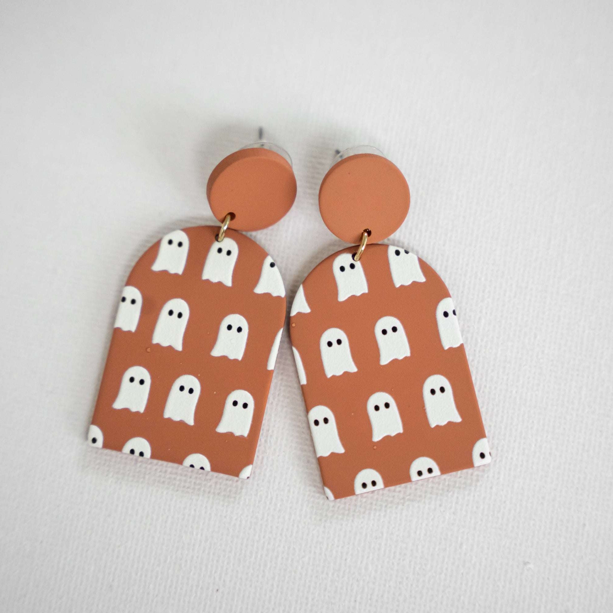 Boo Halloween Earrings - The Functional Teacher