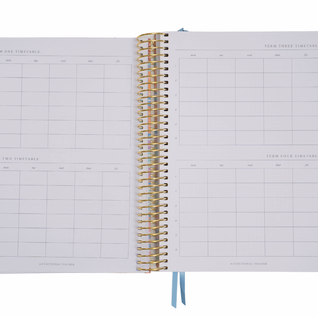 Term overview of the all in one planner