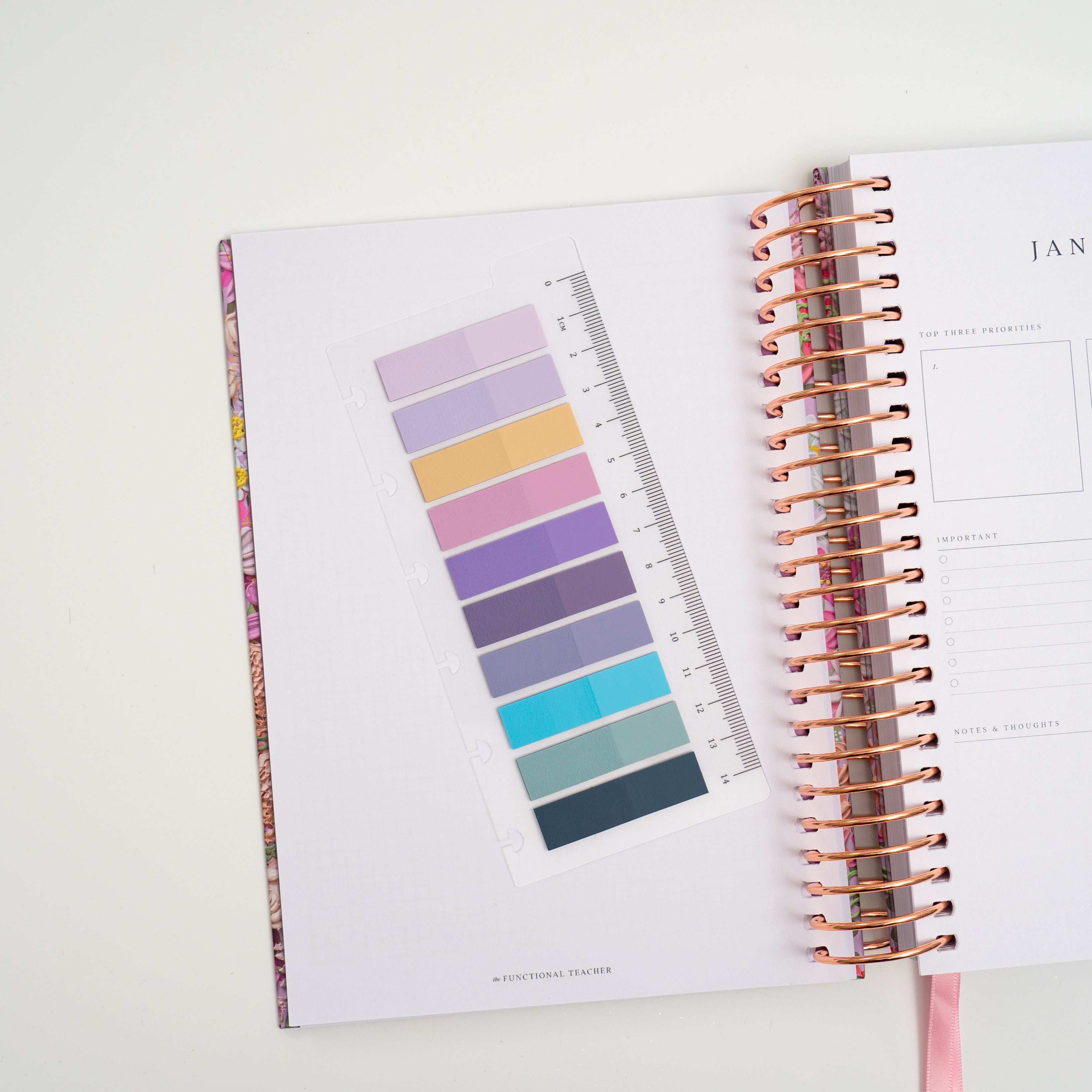 Sticky Note DISC PLANNER Clip-In Bookmarks