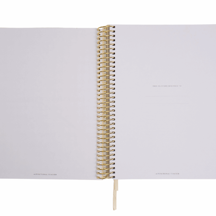 2026 Vertical Weekly Teacher Planner