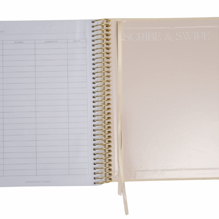 2026 Vertical Weekly Teacher Planner