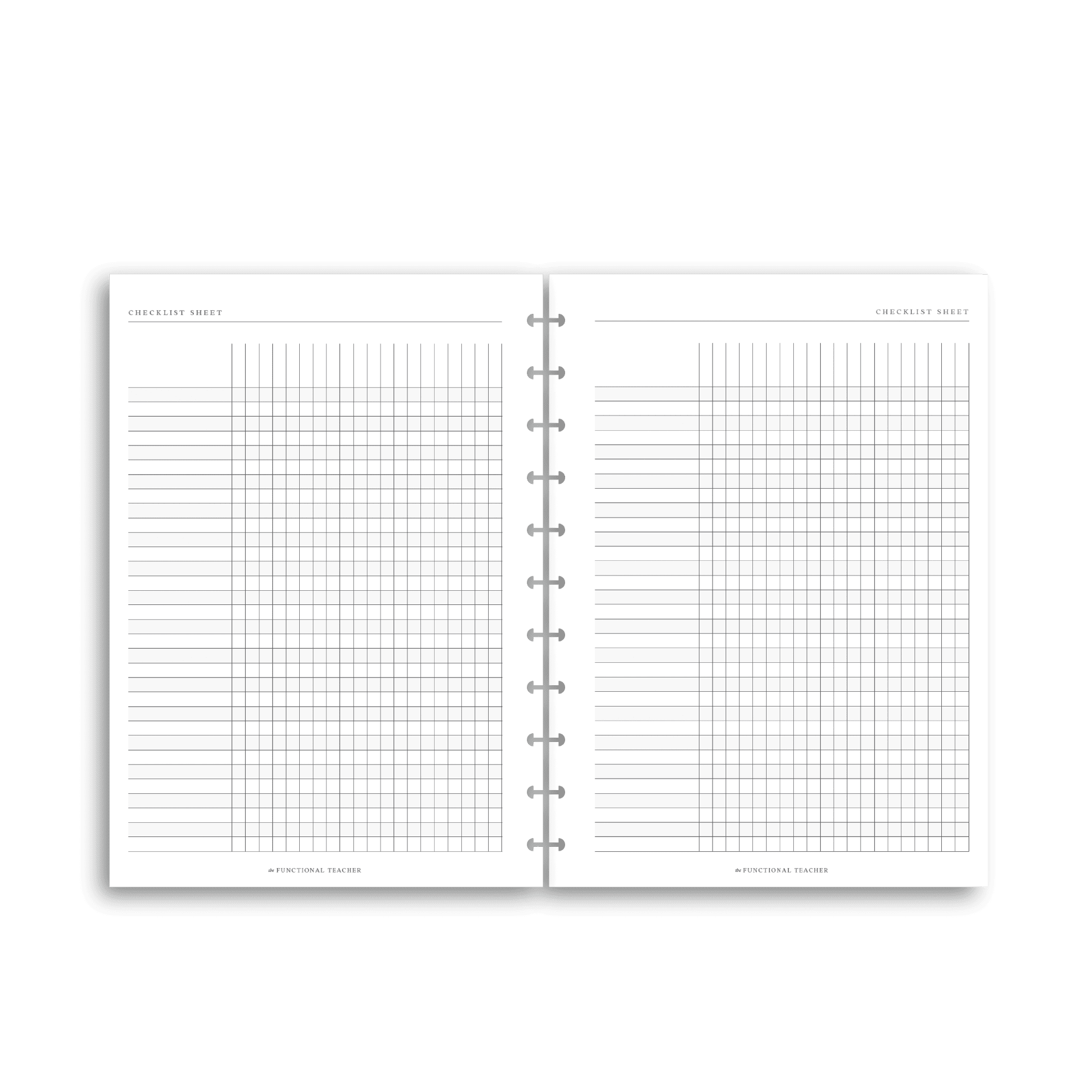 Checklist | Disc Inserts - The Functional Teacher
