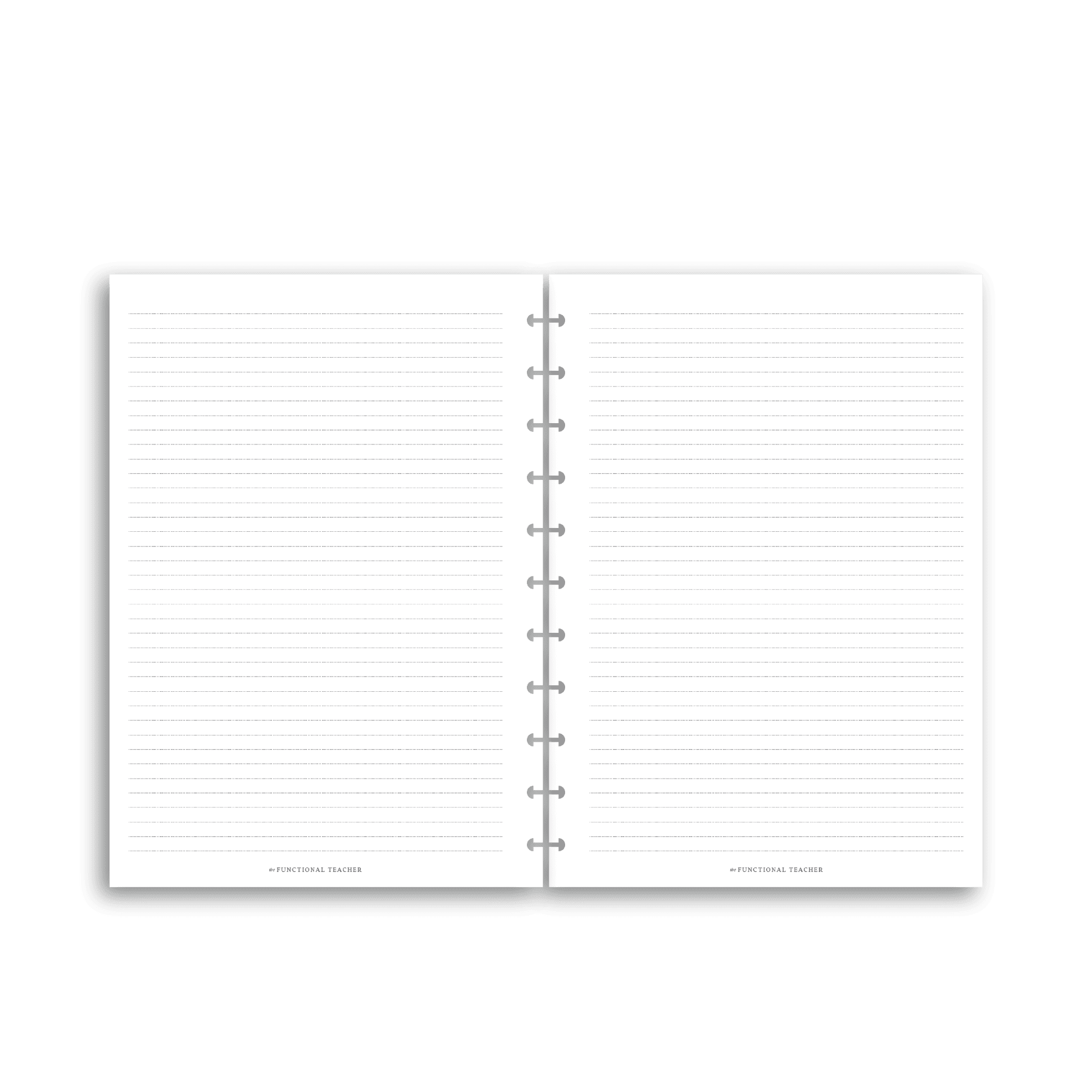 Lined Notes | Disc Inserts - The Functional Teacher