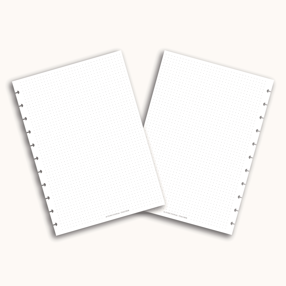 Dot Grid Notes Disc Inserts The Functional Teacher