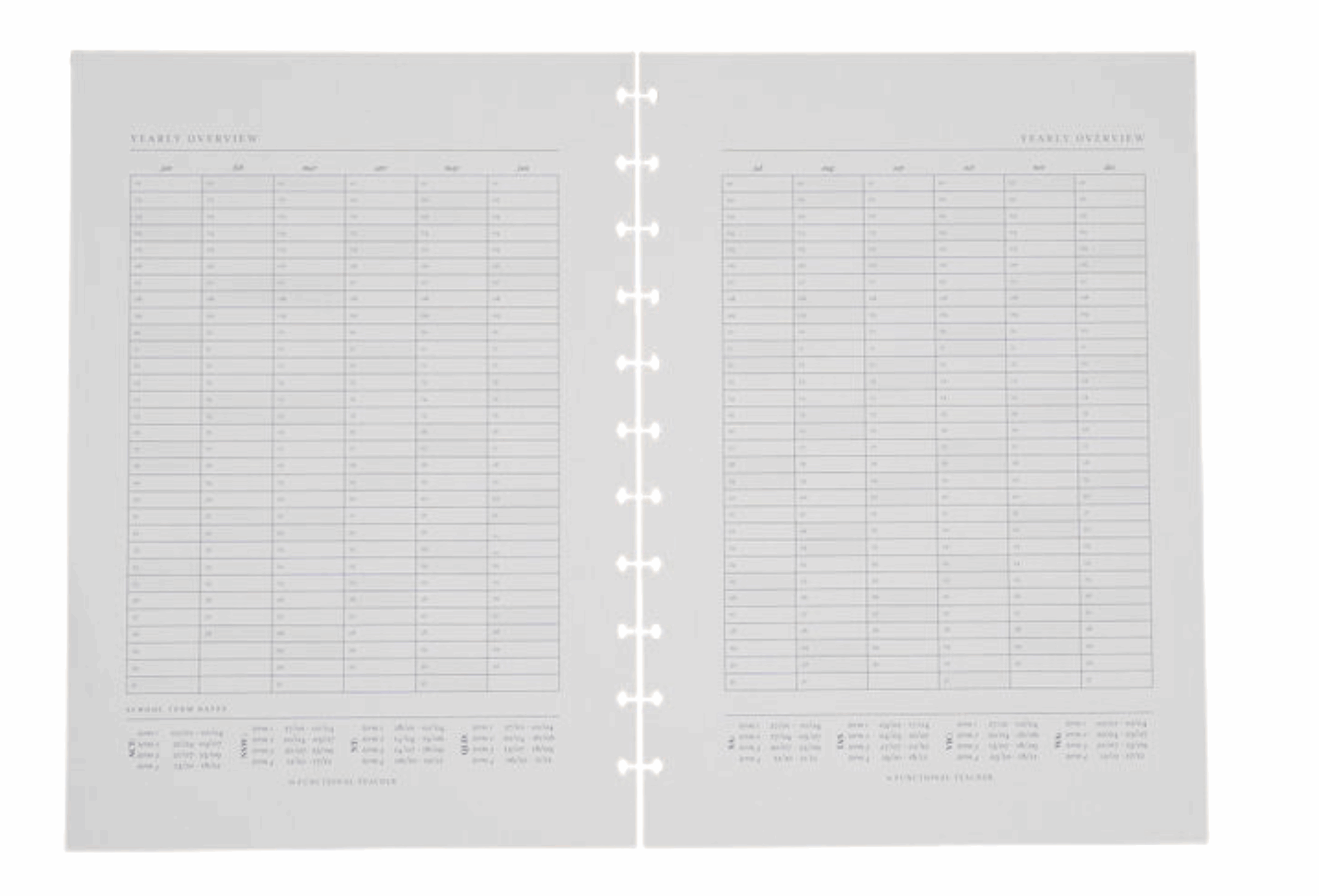 2026 Vertical Weekly | Disc Inserts