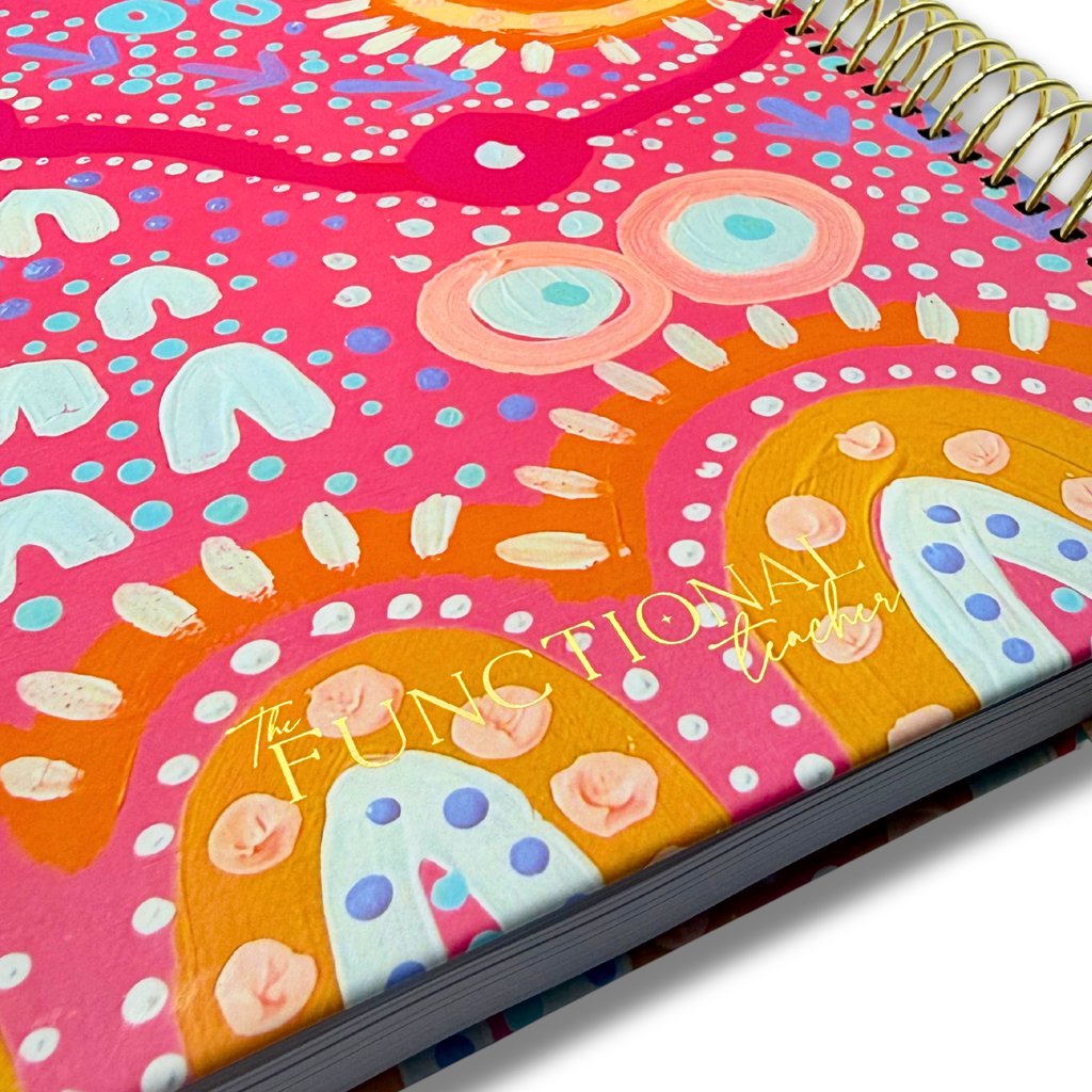 2027 Vertical Weekly Teacher Planner | A4 Horizon