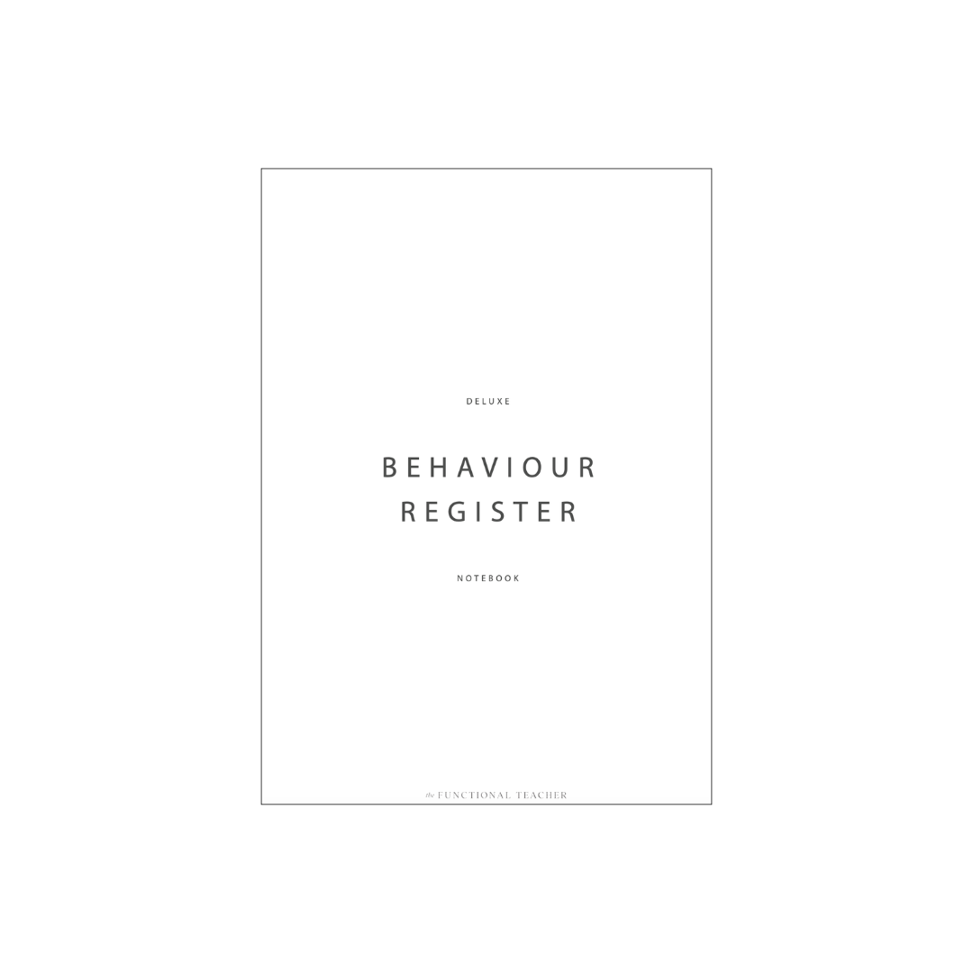 A5 Deluxe Notebook | Behaviour *PRE-ORDER*