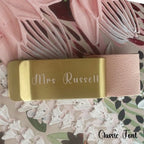 Gold Bookmark Pen Holder