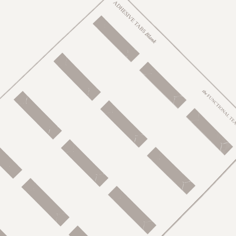 Adhesive Tabs | Blank
