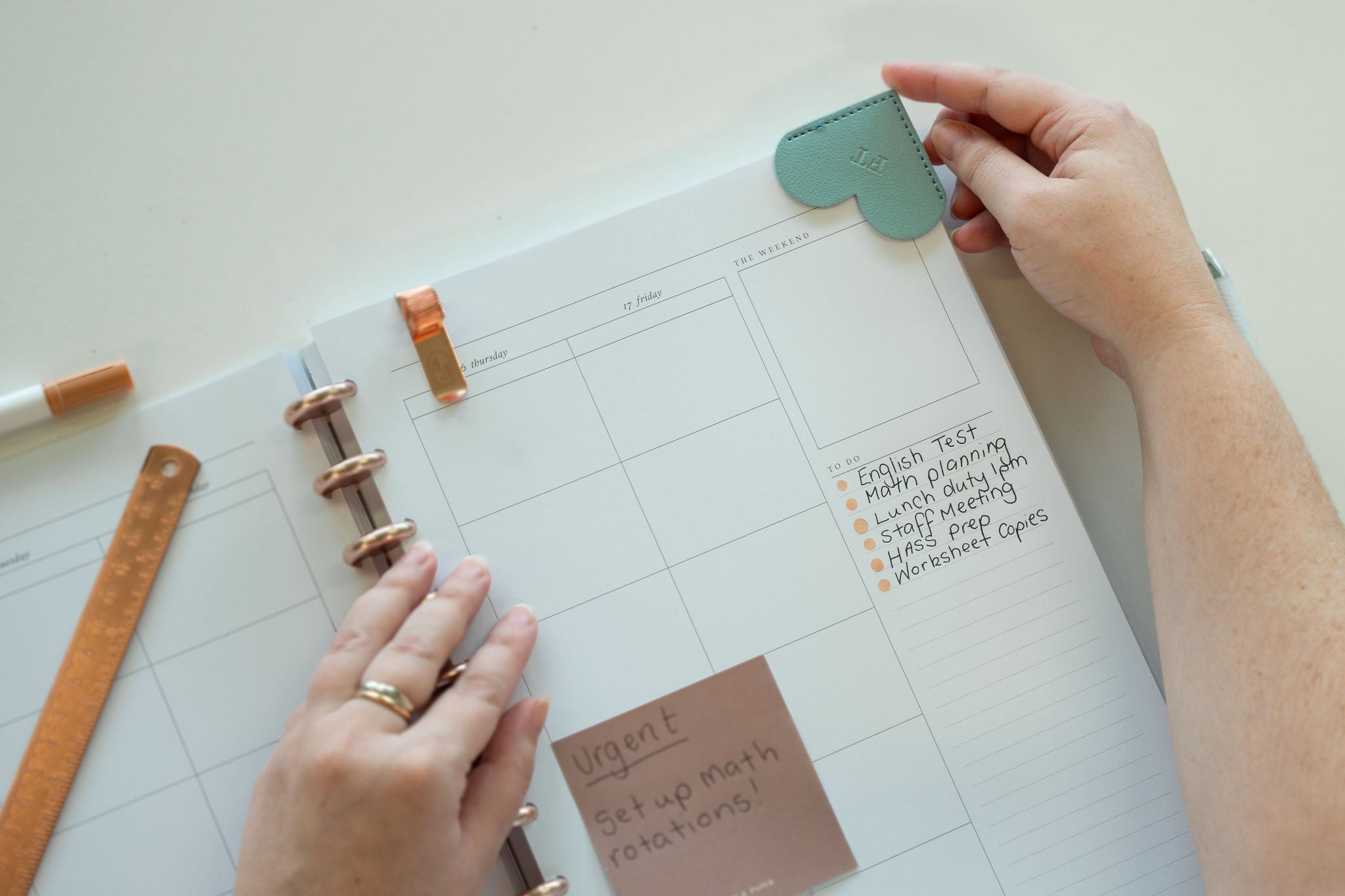 Rose Gold Pen Holder - The Functional Teacher