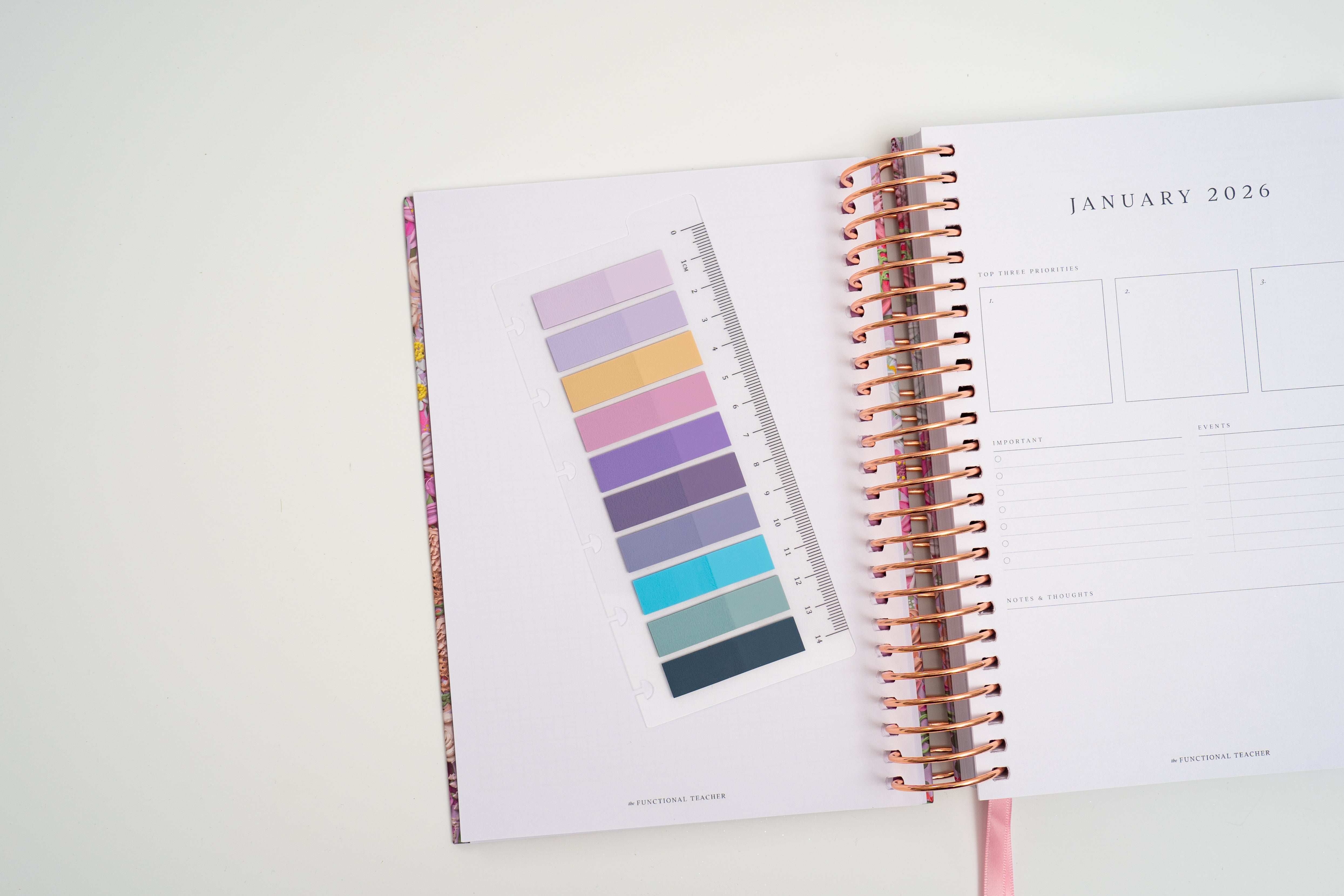 Sticky Note DISC PLANNER Clip-In Bookmarks