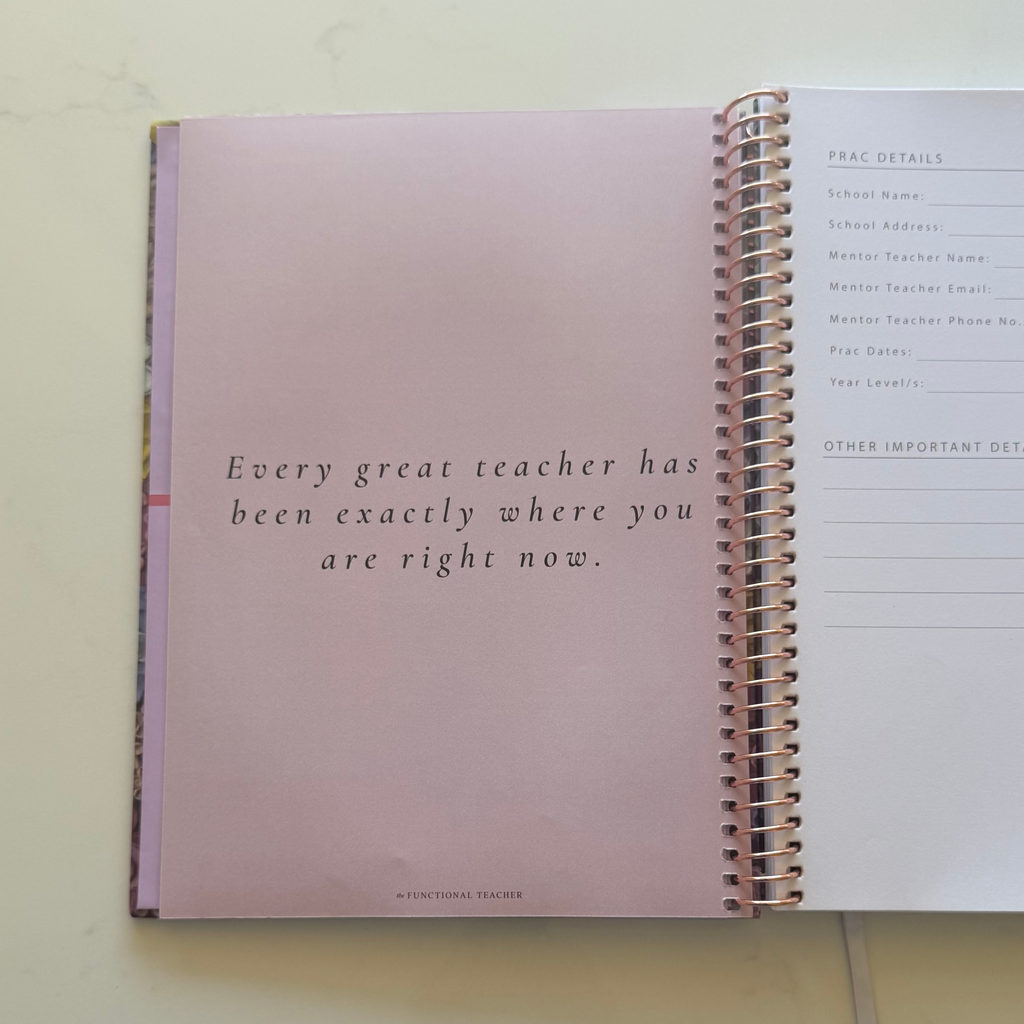 Prac Teacher Planner
