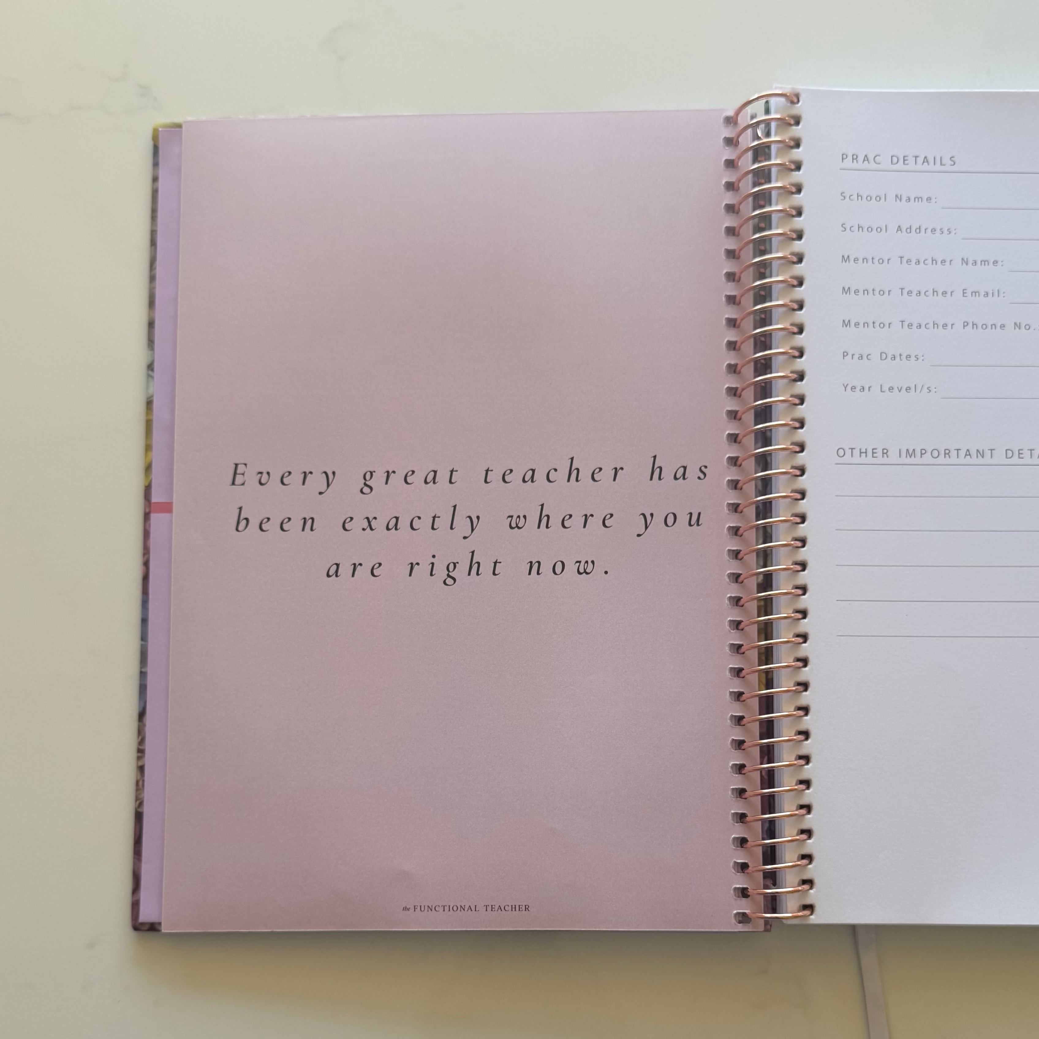 Prac Teacher Planner