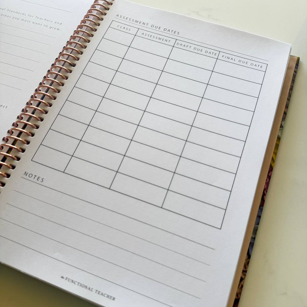 Prac Teacher Planner