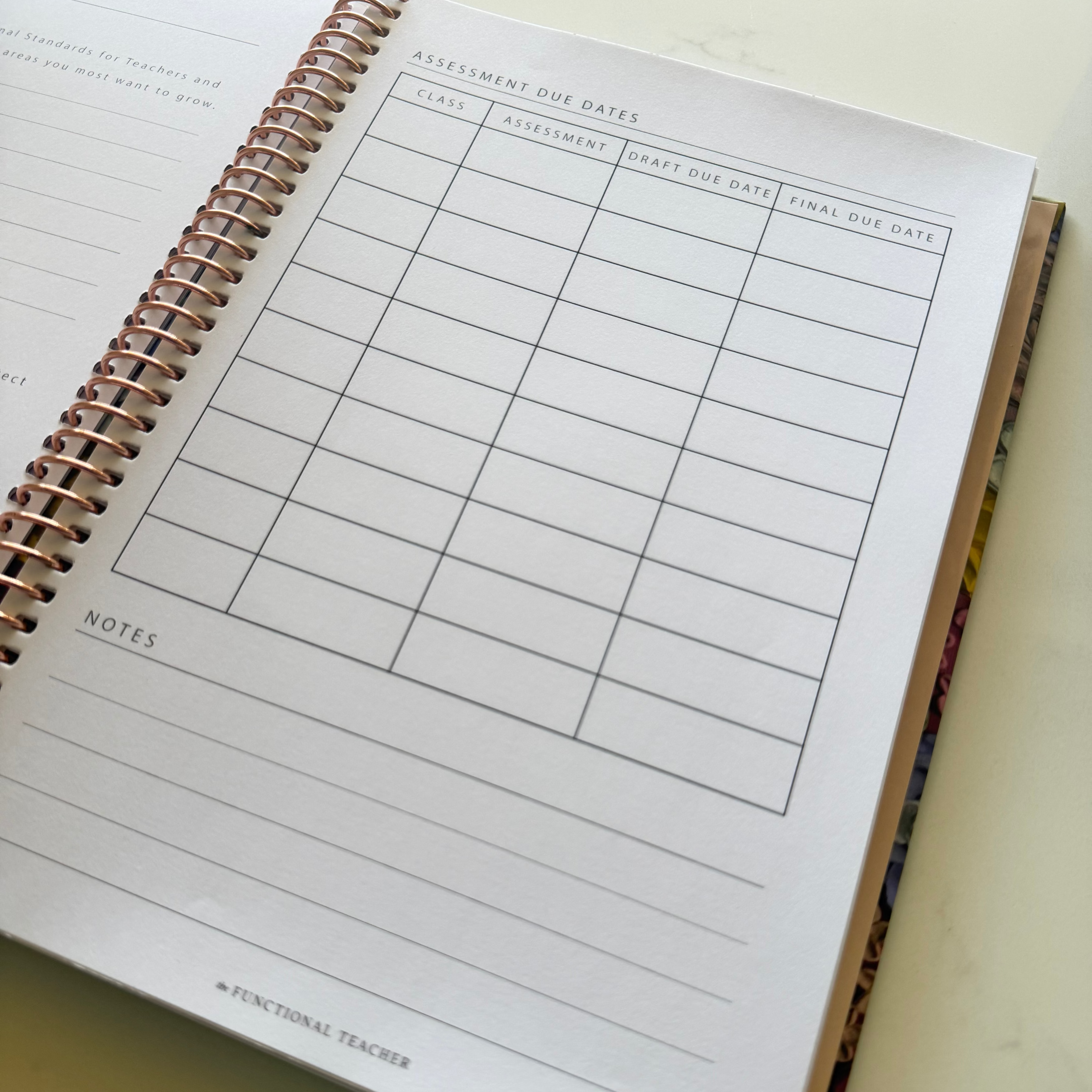 Prac Teacher Planner