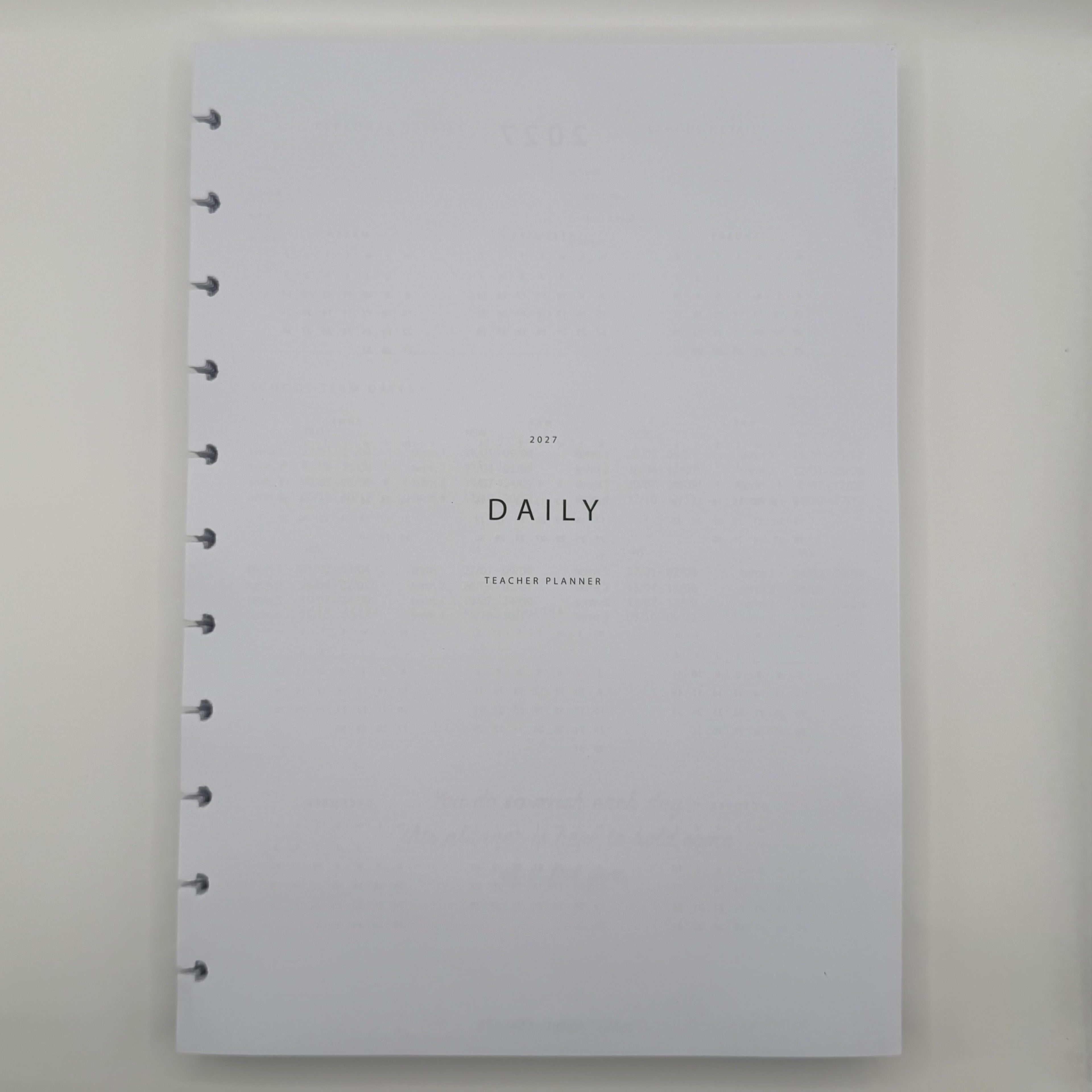 2027 Daily | Disc Inserts