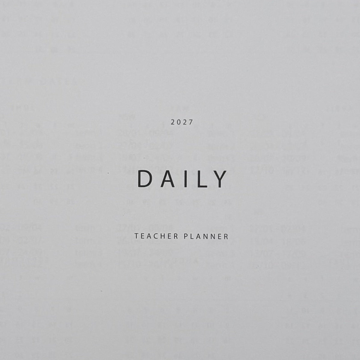 2027 Daily | Disc Inserts