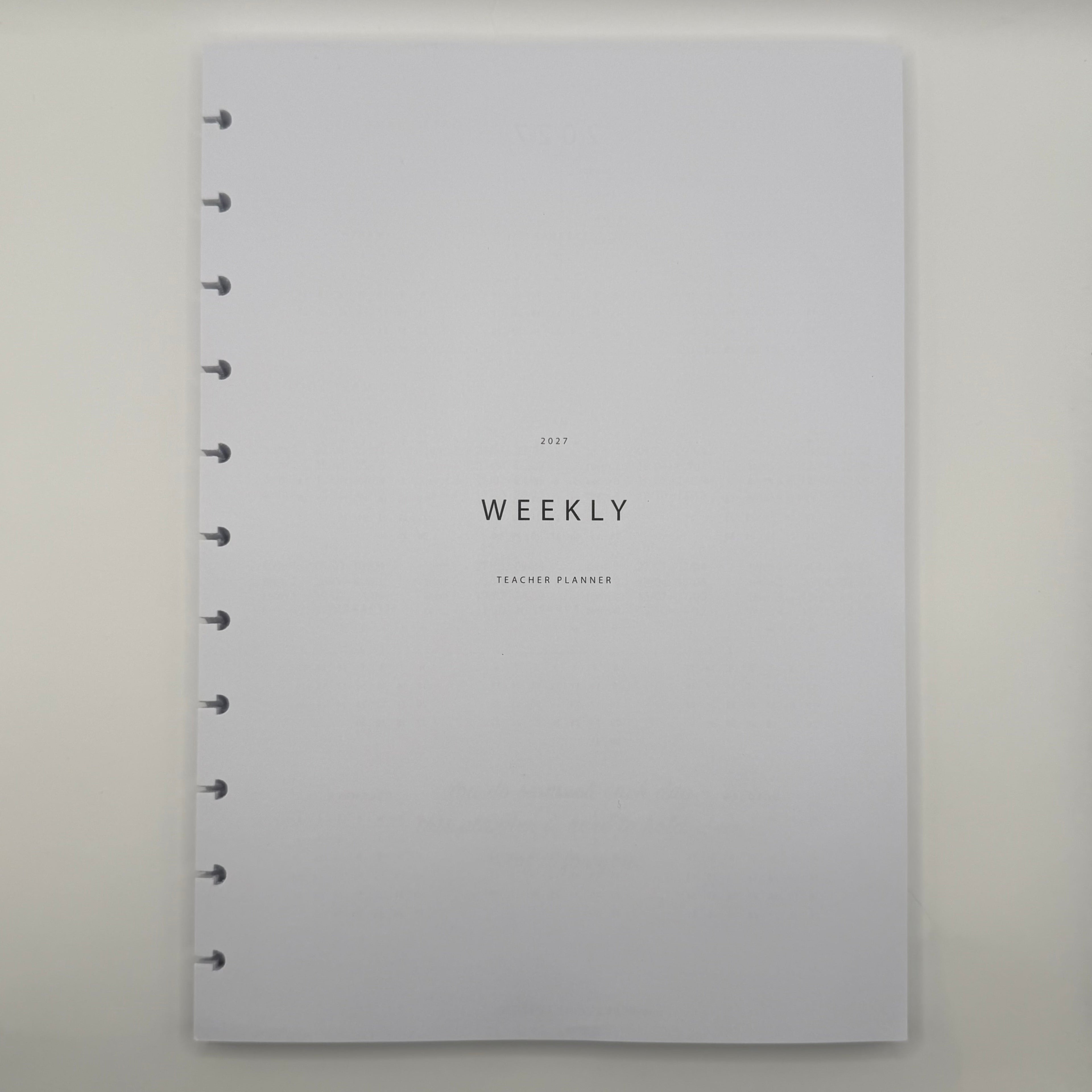 2027 Weekly | Disc Inserts