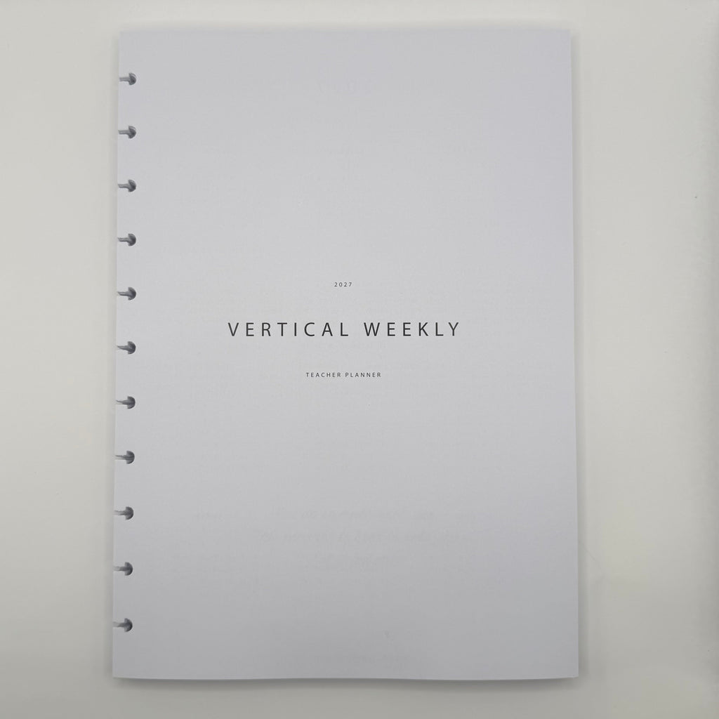 2027 Vertical Weekly | Disc Inserts