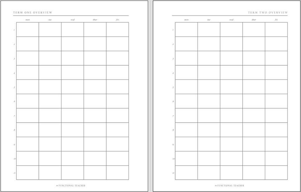2026 All-In-One Teacher Planner