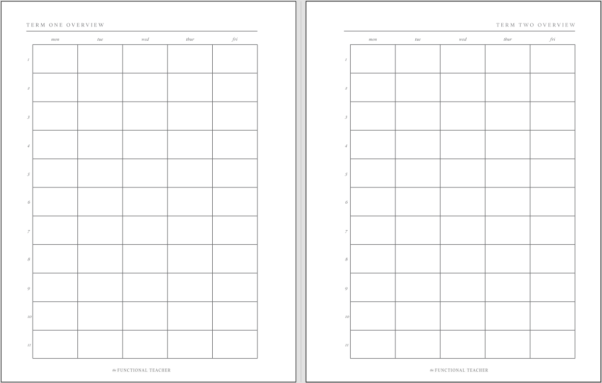 2026 All-In-One Teacher Planner