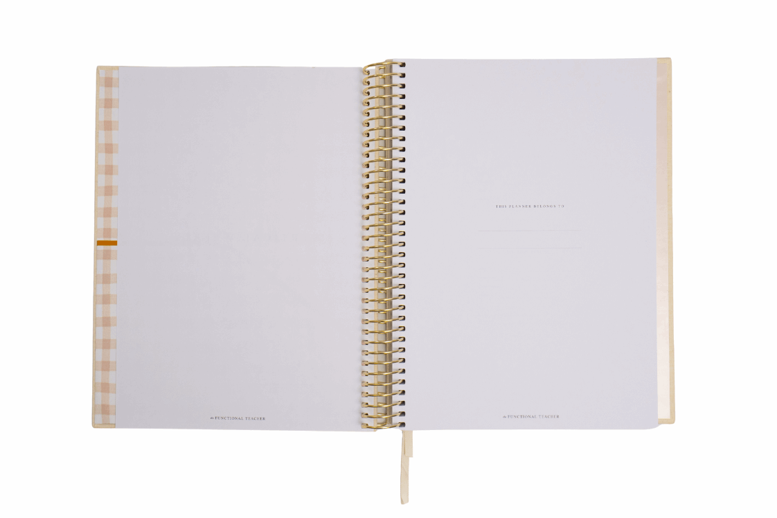 2026 Vertical Weekly Teacher Planner