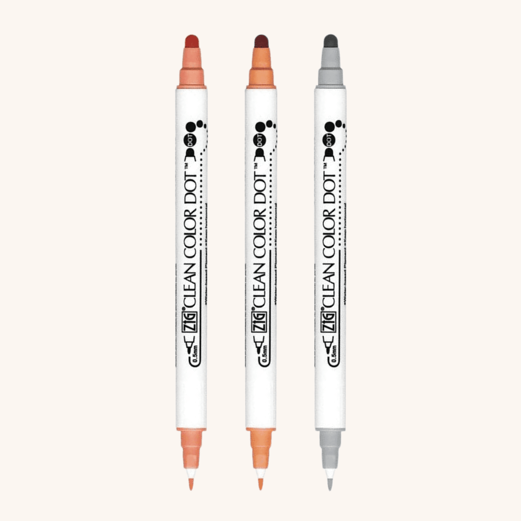 Kuretake Zig Clean Color Dot Double-Sided Marker - The Functional Teacher