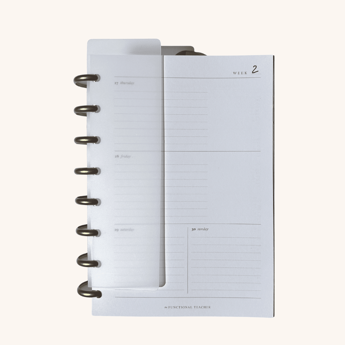 Notebook Clip In. Bookmark Frosted Clip-In Bookmarks – The Functional Teacher