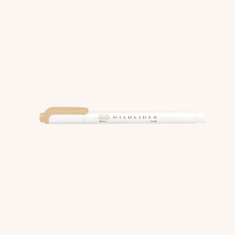 Zebra Mildliner Double-Sided Highlighter | Sand