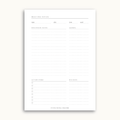 Meeting Notepad | A5 - The Functional Teacher