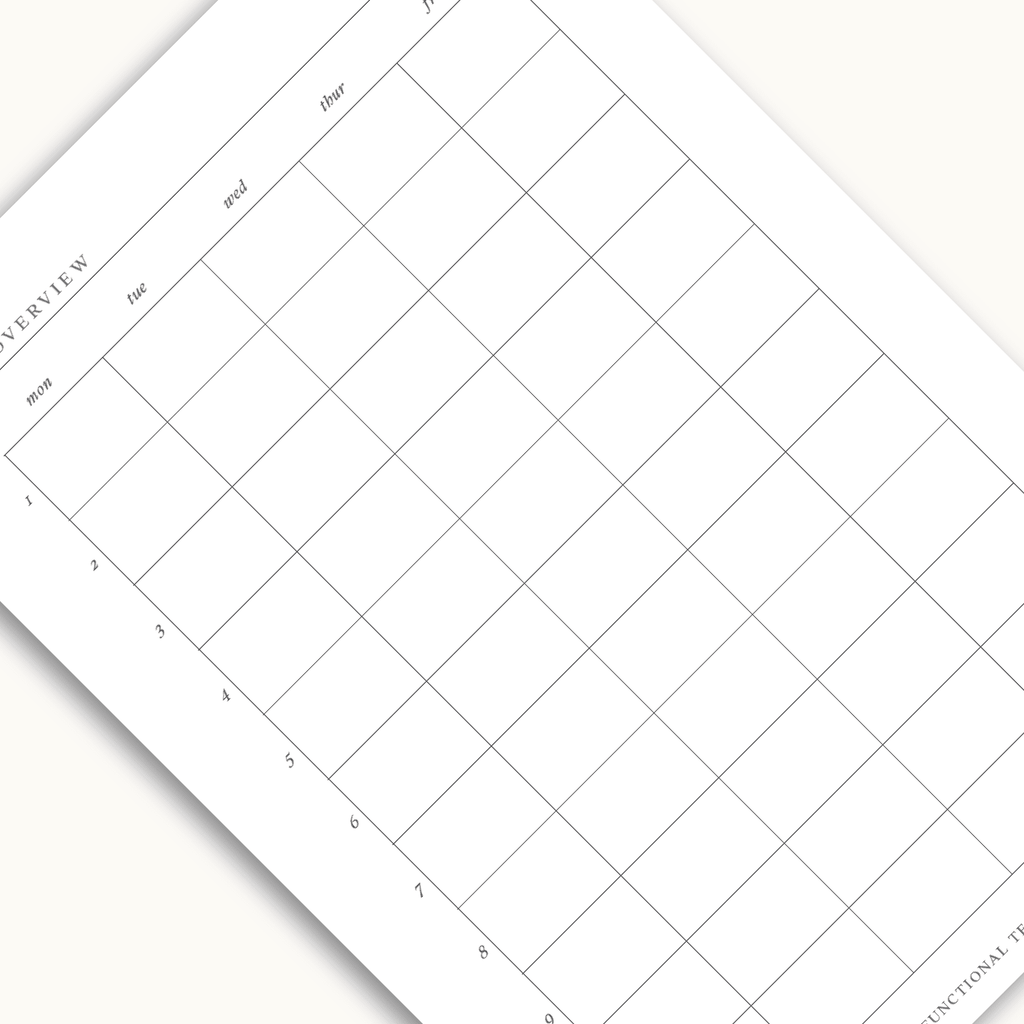 Term Overview Notepad | A5