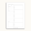 Weekly Overview Notepad | A5 - The Functional Teacher